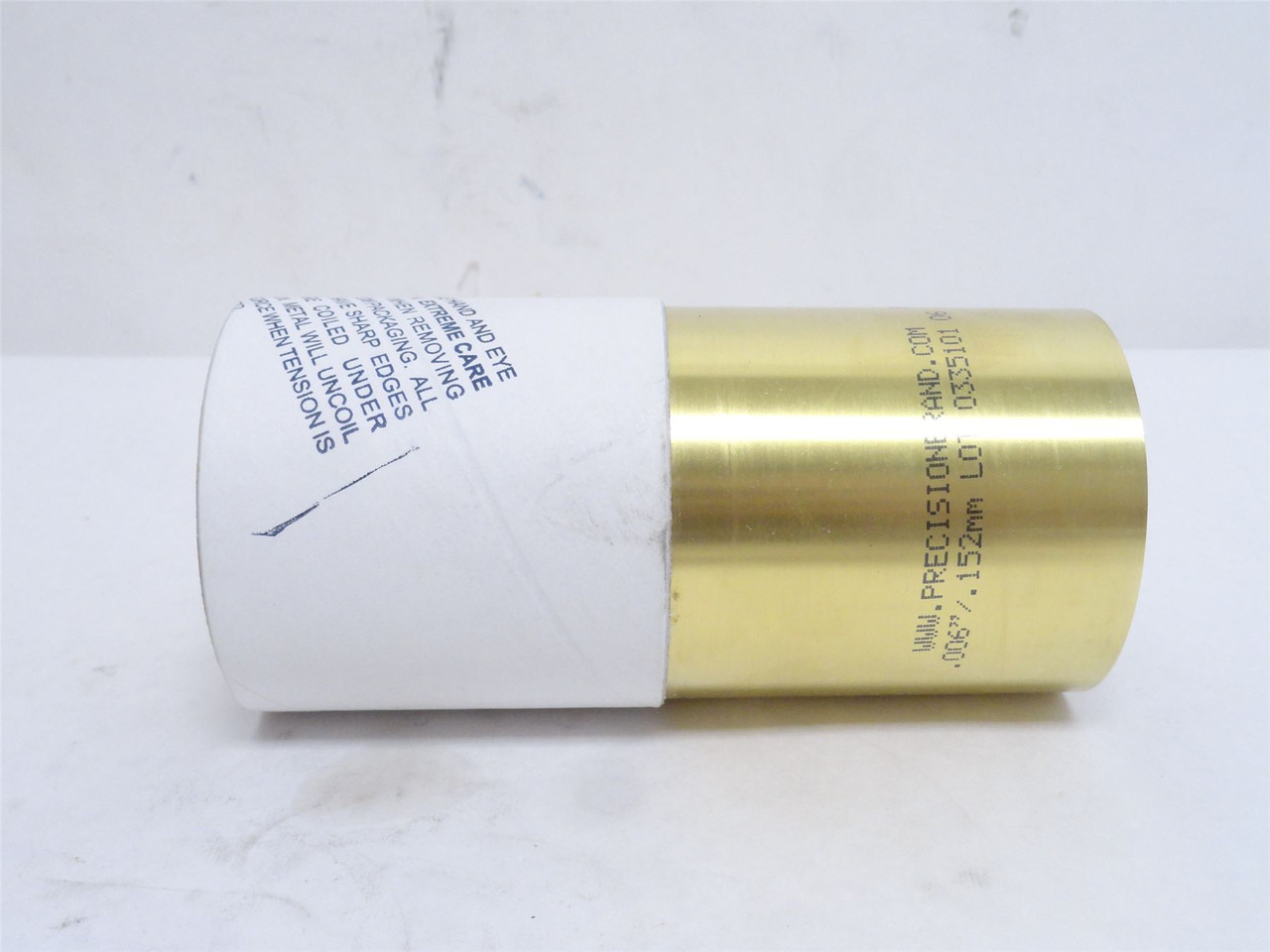 Precision 17330; Brass Shim Stock .006"/.152mm 6"W x 100"L