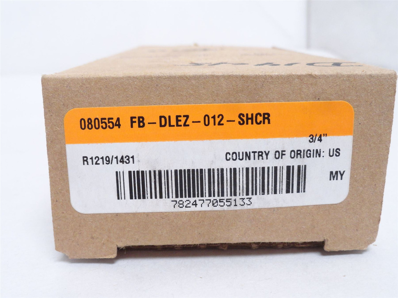 Dodge FB-DLEZ-012-SHCR; Flange Bearing 080554; SS; 3/4"ID