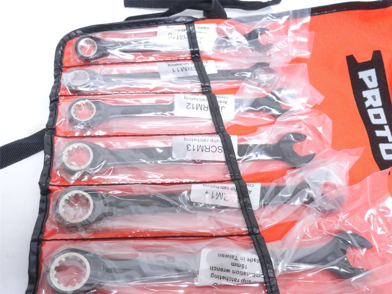 Proto JSCRM10S; Combination Ratchet Wrench Set - Metric Sizes