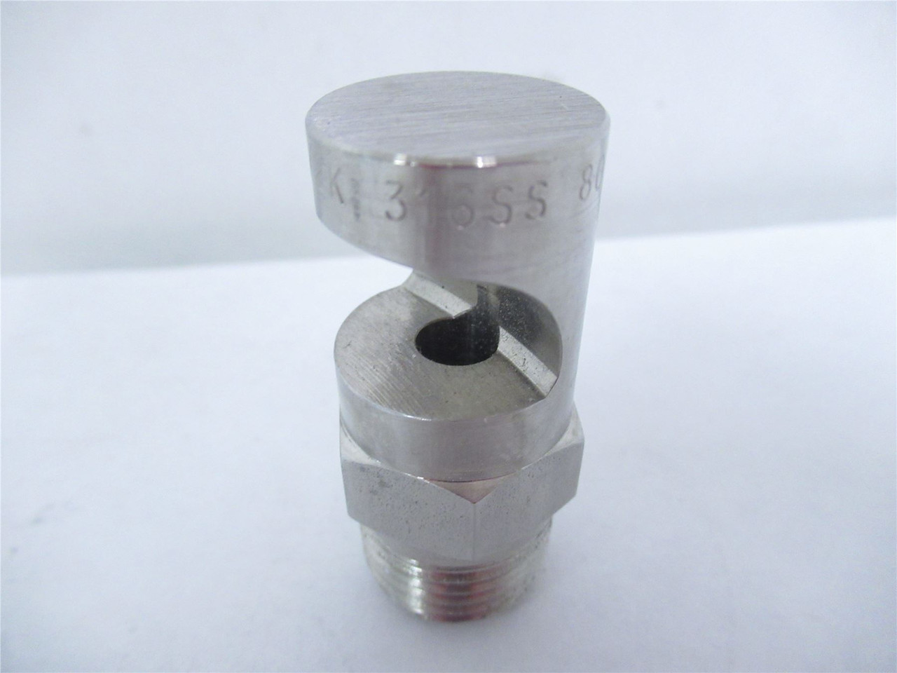 MFG 1/2K316SS80; Spray Nozzle 1/2" 3/60psi 316SS