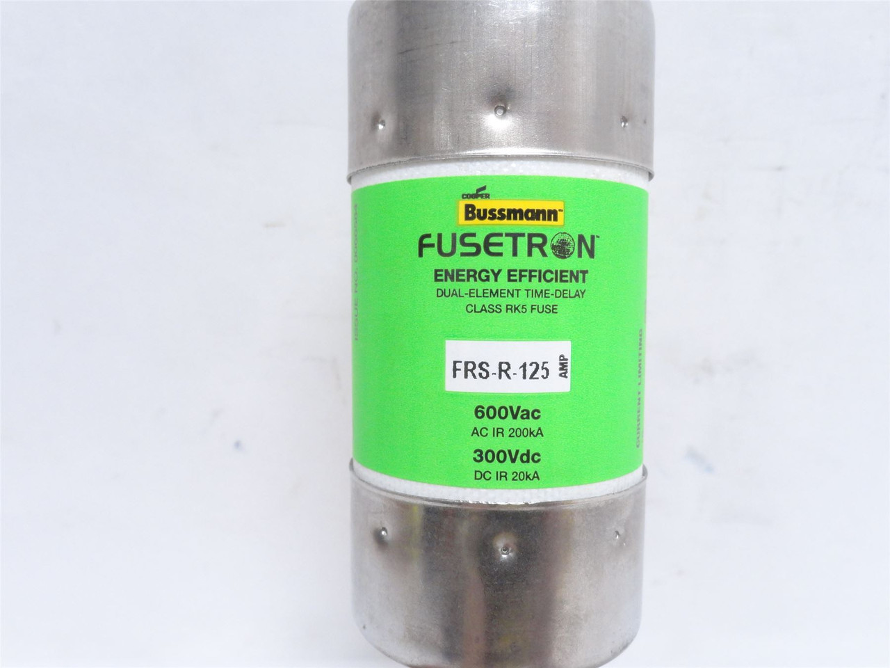 Bussmann FRS-R-125; Dual Element Time-Delay Fuse 125A; 600VAC