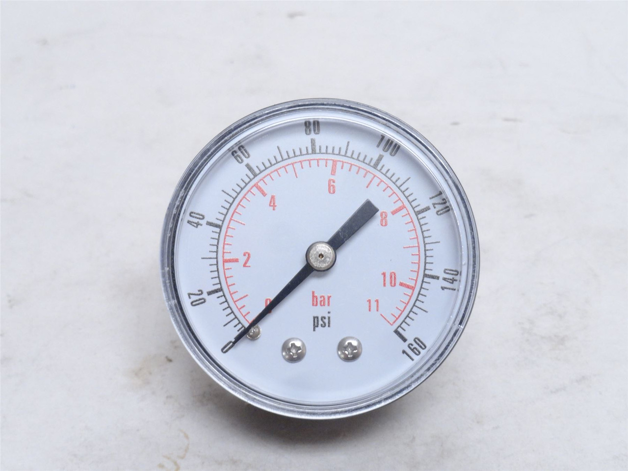 Dynamic Fluid CDS-5P-010D; Pressure Gauge; 0-160PSI; 1/4NPT