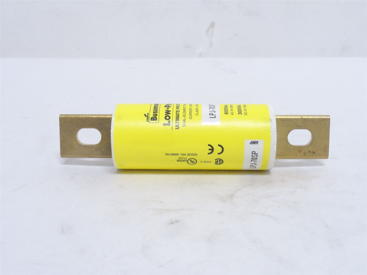 Bussmann LPJ-70SP; Time Delay Fuse; 70A; 600VAC/300VDC