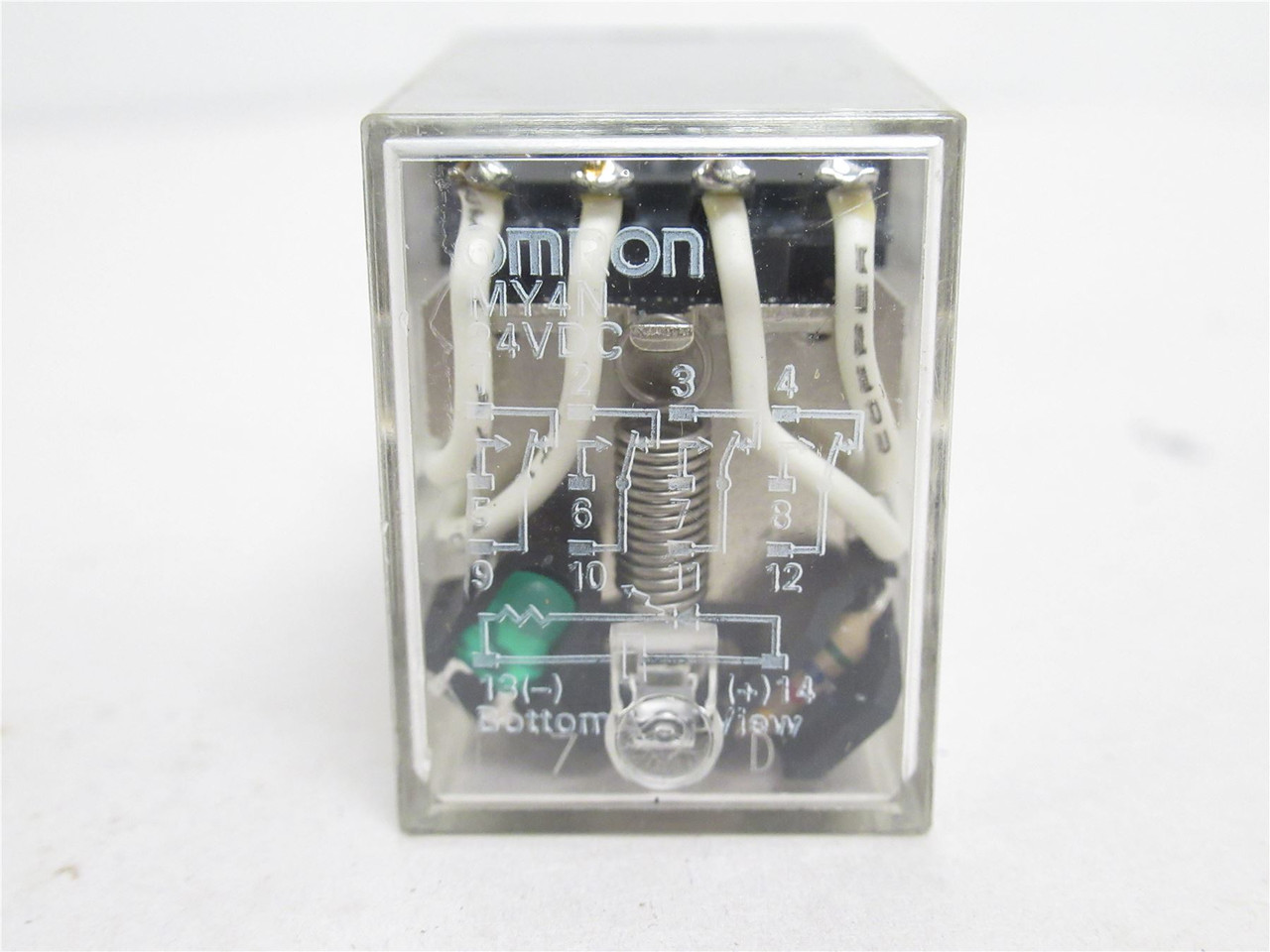 Omron MY4N-DC24; Relay; GP; 5A; 250VAC; Coil: 24VDC; 4PDT
