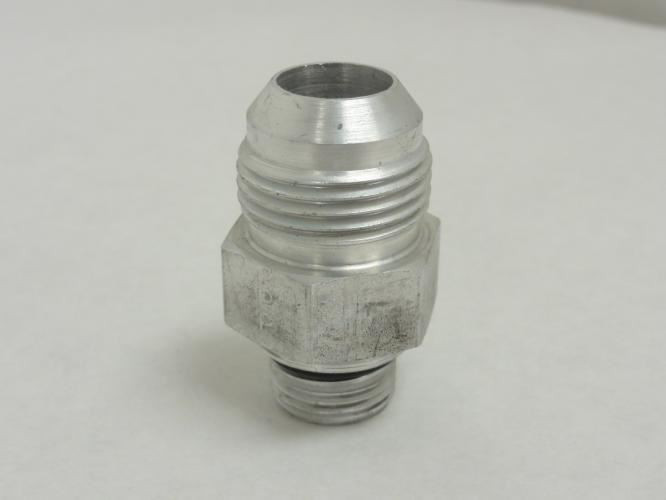 Parker 12-8 F5OX; Straight Adaptor 3/4 JIC to 1/2 Boss