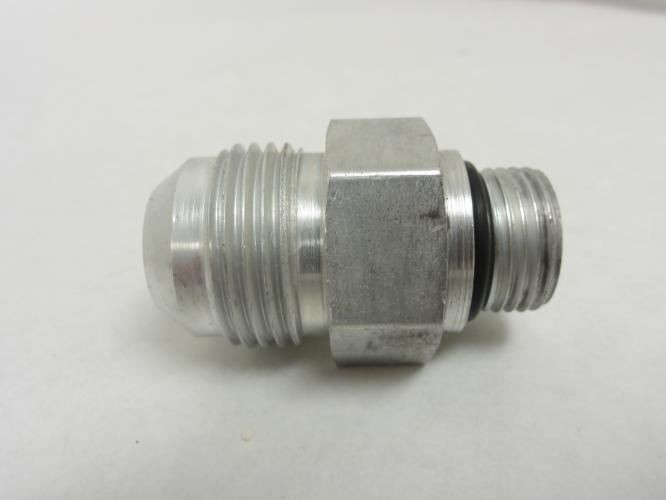 Parker 12-8 F5OX; Straight Adaptor 3/4 JIC to 1/2 Boss