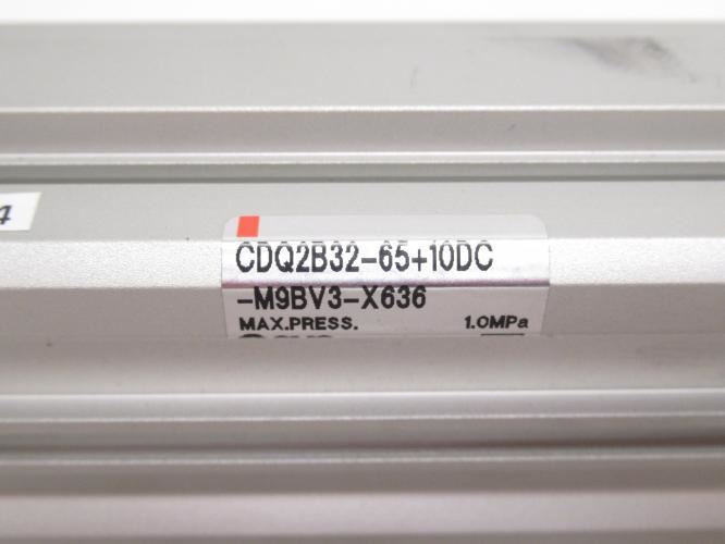 SMC CDQ2B32-65-M9BV3-X636; Air Cylinder; 3" Stk x 1-1/4"OD