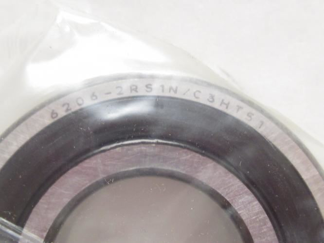 SKF 6206 2RSNRJEM; Ball Bearing; 30mmID x 62mmOD x 16mm Wide