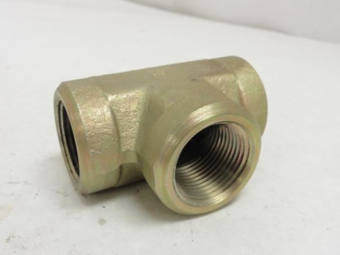 Parker 16-16-16 FT; Female Tee Fitting 1 NPT x 1 NPT x 1 NPT