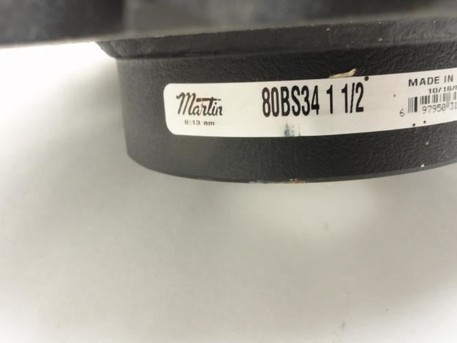 Martin 80BS34-1-1/2; Sprocket # 80; 34T; 1-1/2"ID