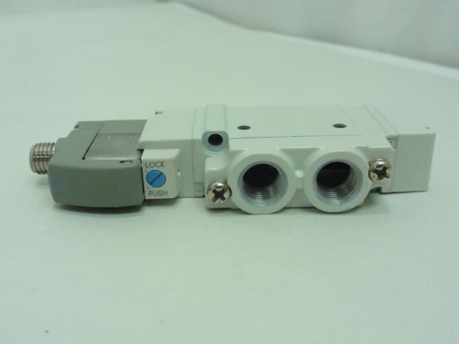 SMC SY5120-5W7ZD-01-X10; Solenoid Valve; 0.15-0.7MPa; 1/8" NPT