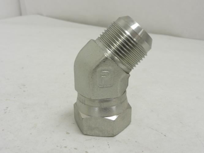 Parker 16 V6X; Hydraulic Swivel Elbow 45Deg 1 JIC x 1 JIC