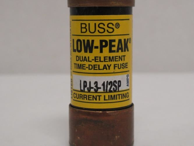Bussmann LPJ-3-1/2SP; Time-Delay Fuse; 3.5A; 600VAC/300VDC