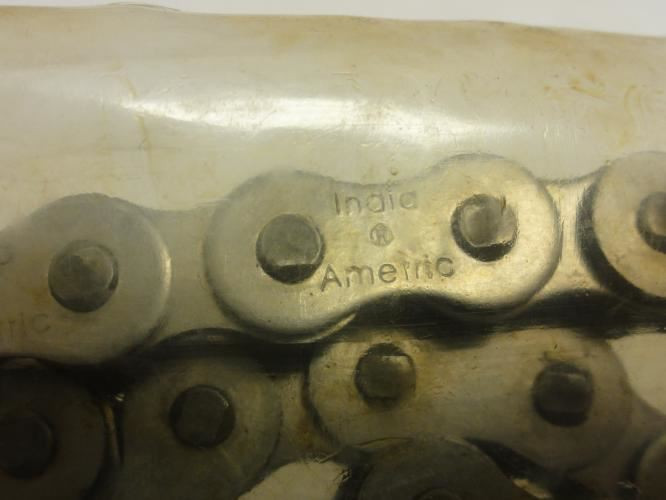 Ametric 52SSX10FT; Roller Chain # 10B-1 SS; 15.87mm Pitch 10' L