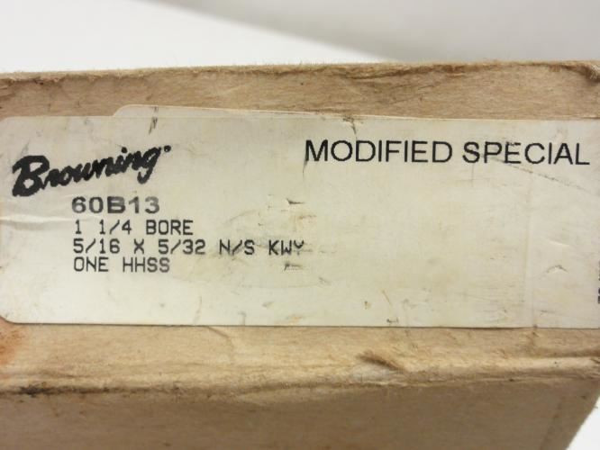 Browning 60B13-1-1/4; Sprocket # 60 13Teeth 1-1/4"ID