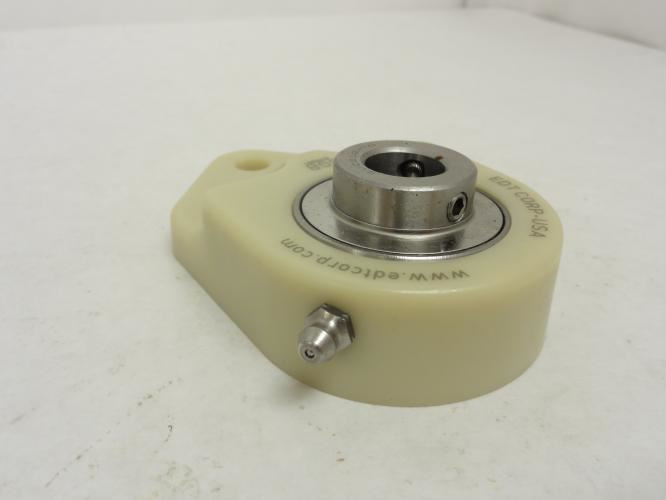 EDT ZY3GB8-5/8; SS Flange Bearing; 5/8"ID; 3-Bolt