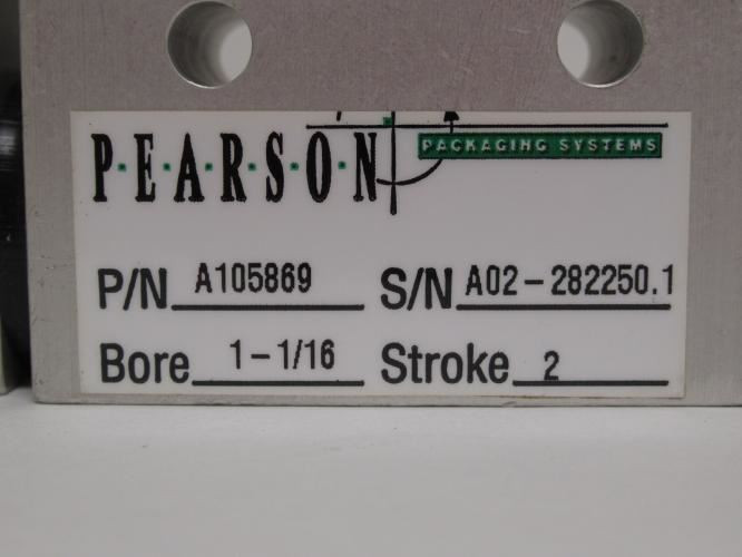 Pearson A105869; Linear Slide Air Cylinder 1-1/16"ID x 2" Stk