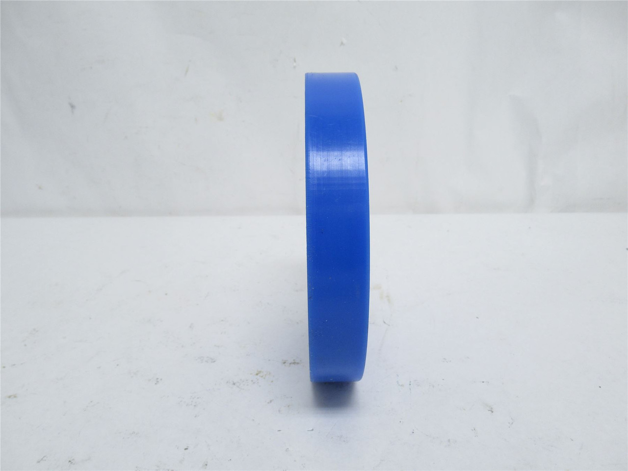 Marel 903DCGW125; Wheel W/Guide Rails 1-1/4"ID; Sanitary Blue