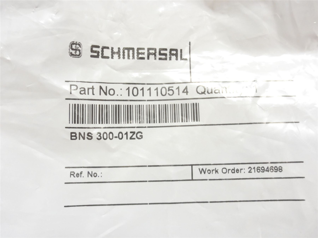 Schmersal BNS300-01ZG; Magnetic Safety Sensor 101110514