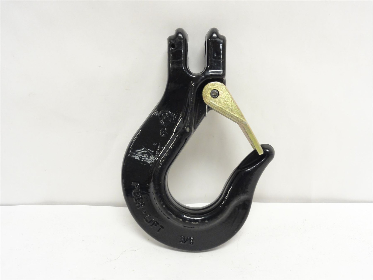 Peerless 8518480; Clevis Sling Hook W/Latch. Size: 3/8"