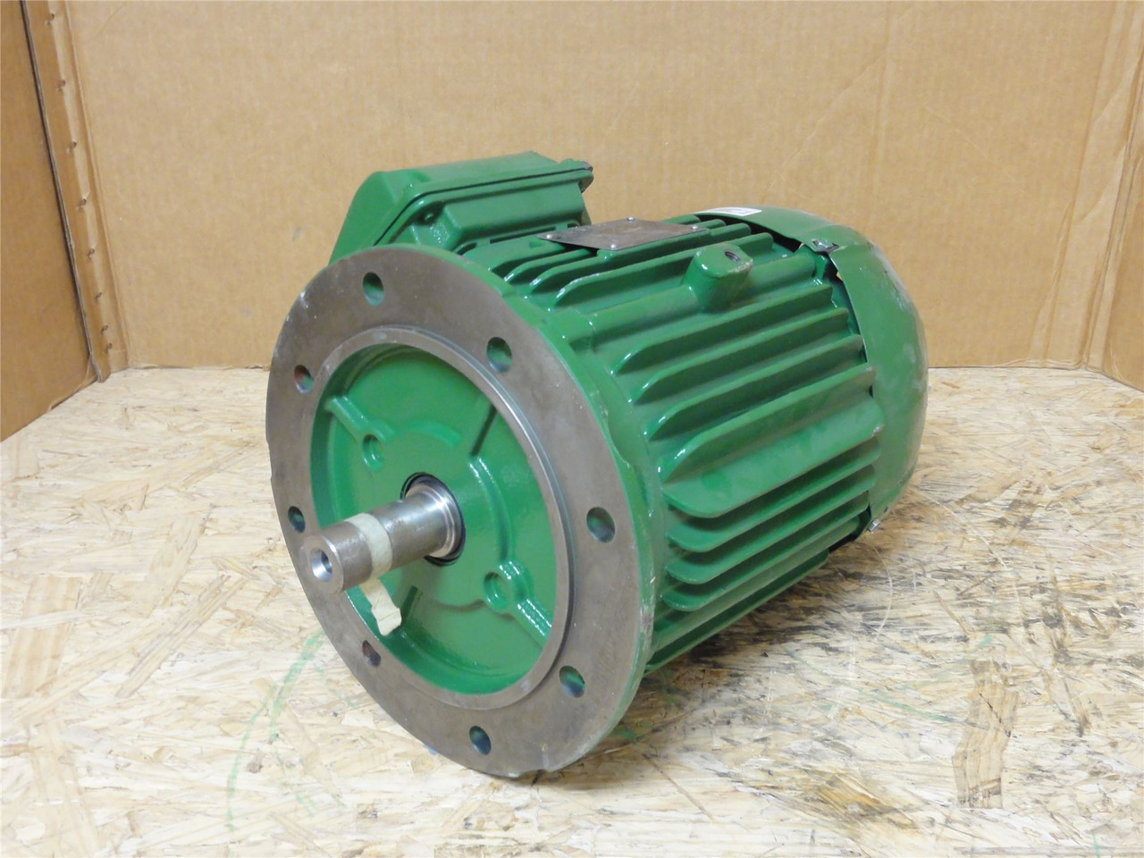 WEG TE1BF0X0; AC Motor; 4kW; 460V; 1755RPM; 3PH; 60HZ; 7.48A