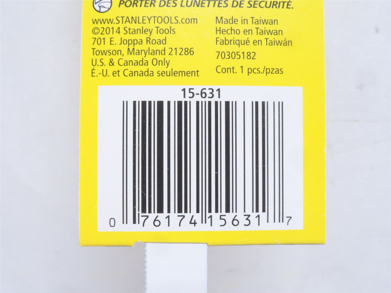 Stanley 15-631; Lot-8;  Bi-Metal Hacksaw Blades; 12" Long