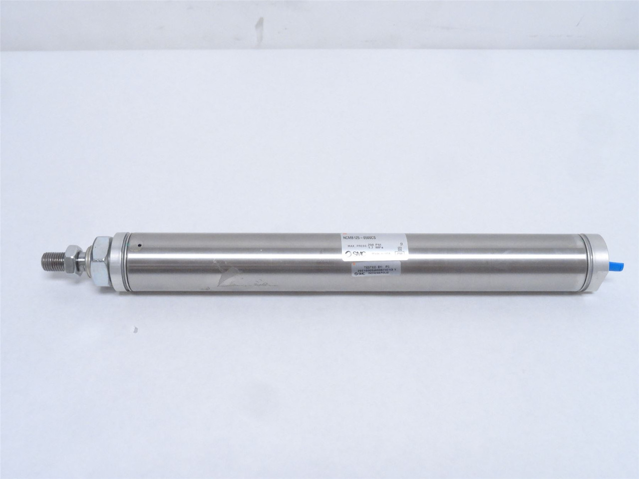 SMC NCMB125-0500CS; Air Cylinder; SS; 1-1/4"ID x 5" Stroke