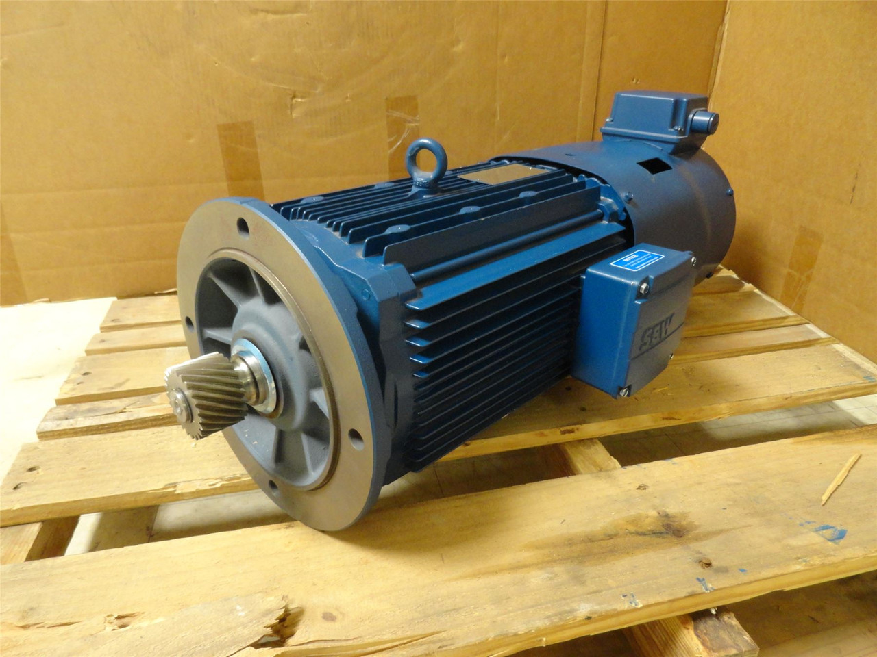 SEW DRE132M4/FG/V; AC Motor; 7-1/2HP; 230/460V; 1755RPM; 3PH