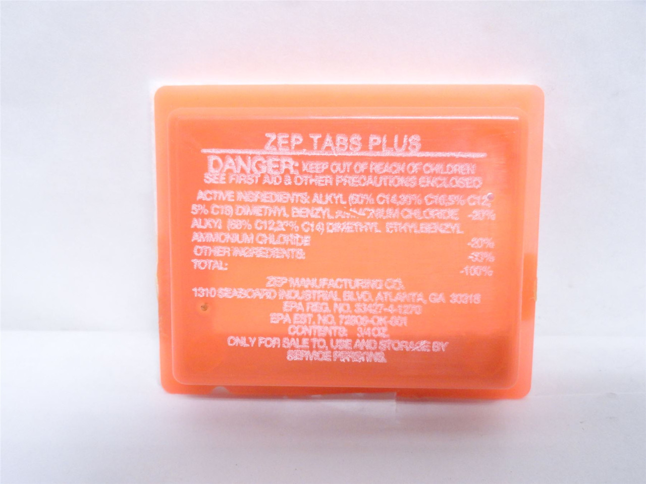 ZEP 130012; Box-24 Condensate Pan Treatment Pads; 0.8oz