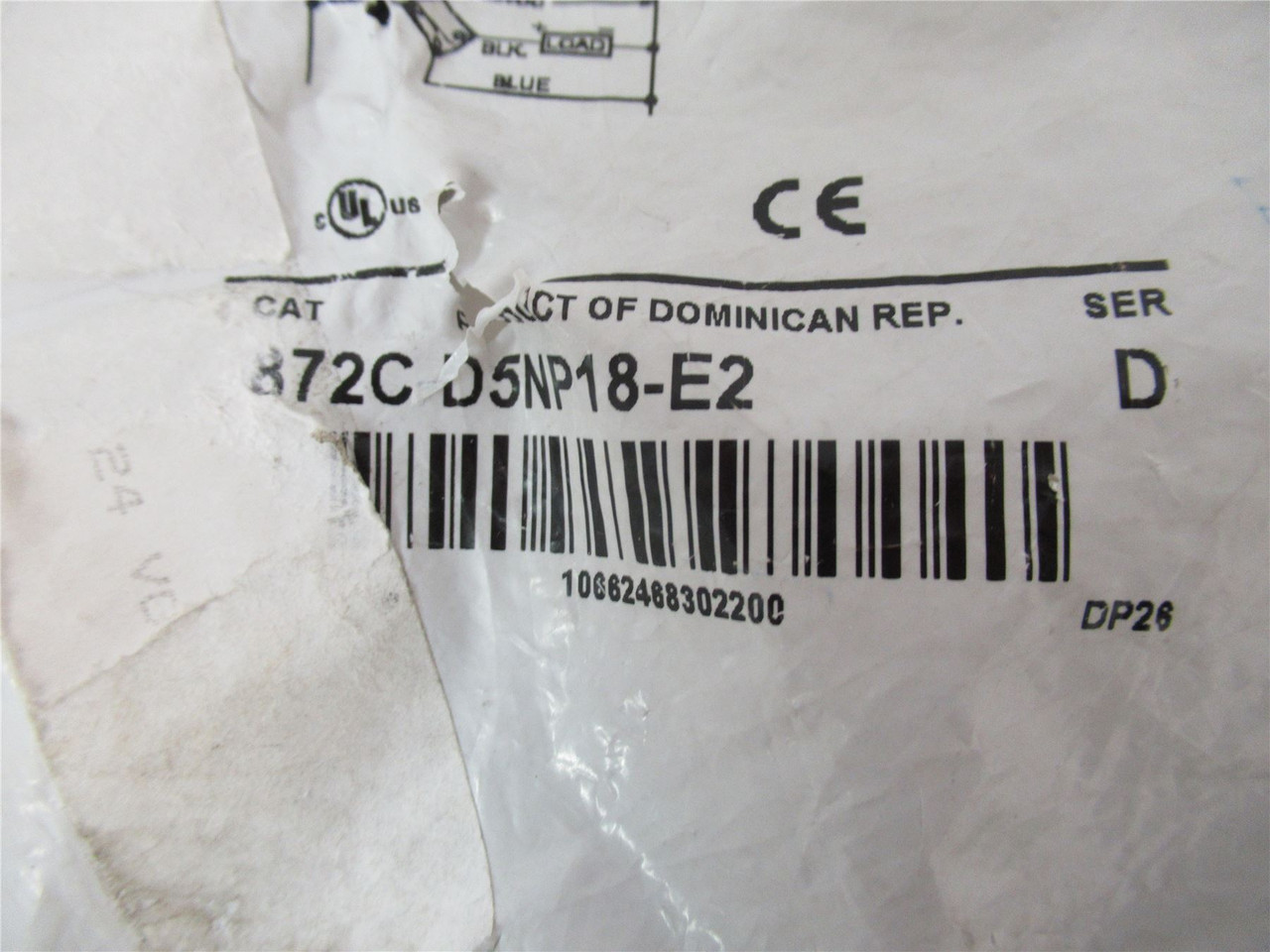 Allen-Bradley 872C-D5NP18-E2; Proximity Sensor 5 MM Range 24V