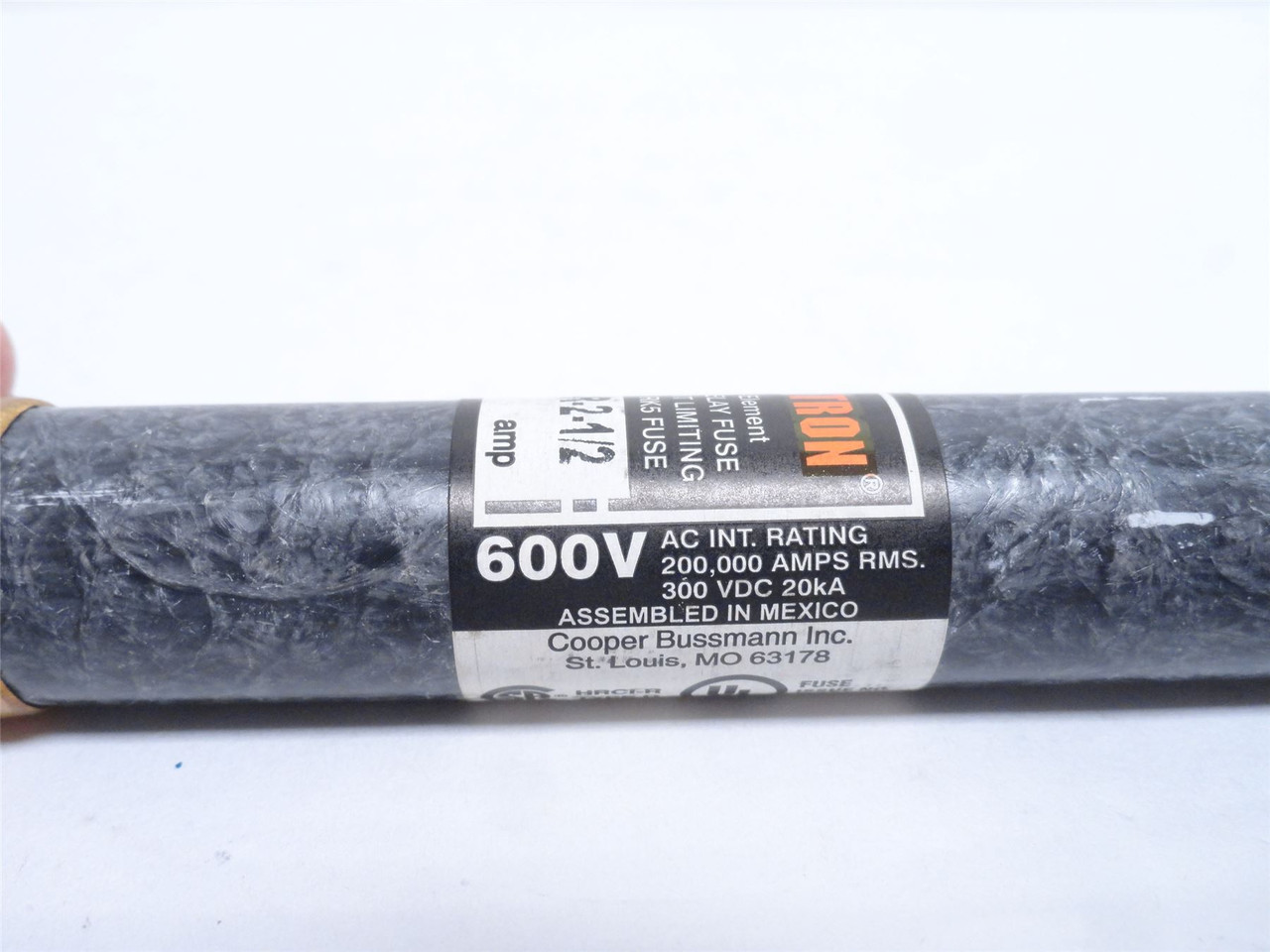 Bussmann FRS-R-2-1/2; Time Delay Fuse; 2-1/2A; 600VAC