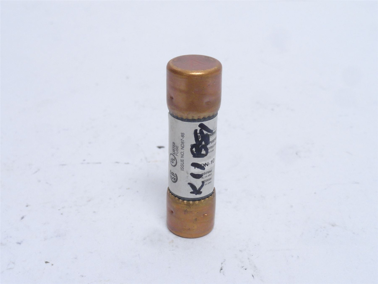 Bussmann NON-10; Fast-Acting Fuse; 10A; 250VAC/125VDC