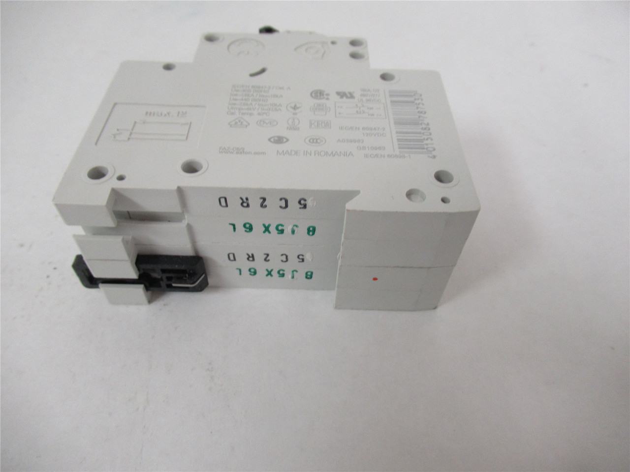Eaton FAZ-C5/2; Circuit Breaker 5A 480Y/277VAC/96VDC 2-pole