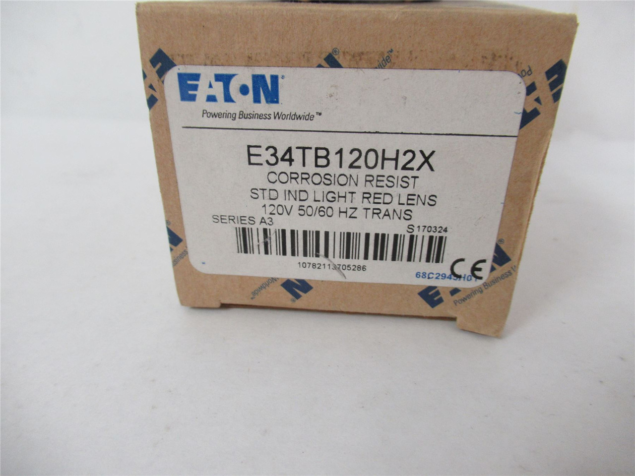Eaton E34TB120H2X; Pilot Light 30.5mm 120 VAC (1) N.O