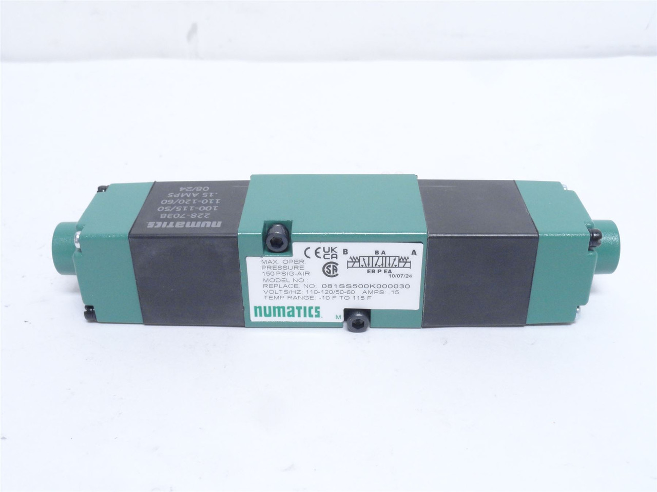 Numatics 081SS500K000030; Double Solenoid Air Control Valve