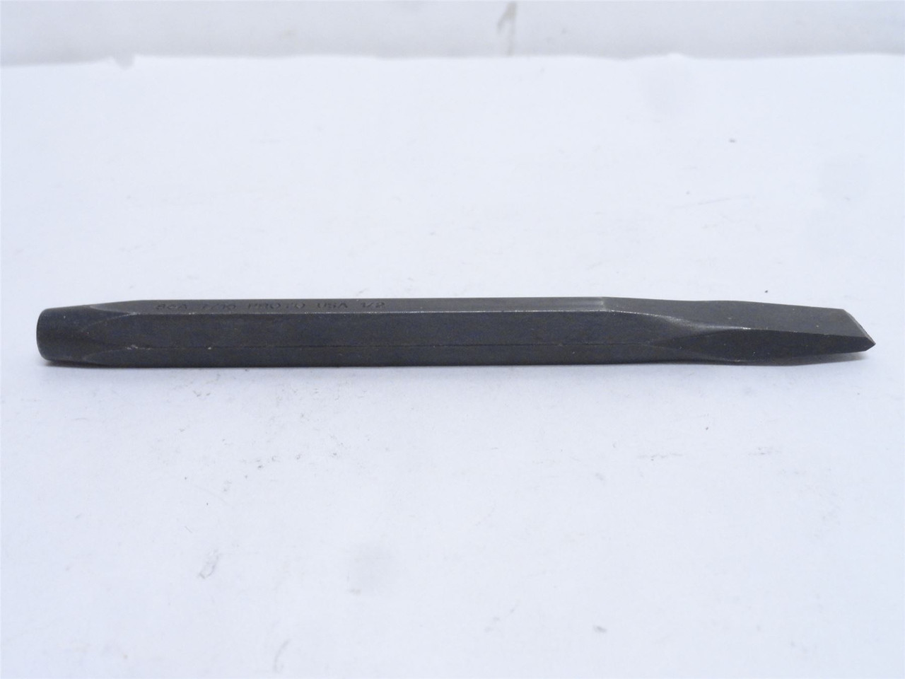 Proto  J86A7/16; Steel Cold Chisel; 1/2" Blade Width; 6" Long