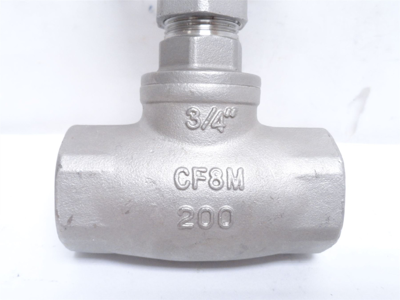 Sharpe 40276-3/4; Globe Valve; SS-316; 3/4NPT; 200PSI