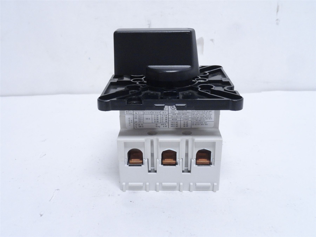 Elektra D4 00/HS-F45-BE-SS; Main Switch; 100A; 3P; 690VAC