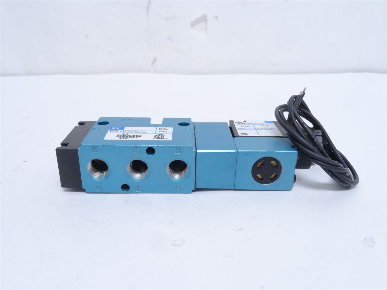 MAC 811C-PM-613CA-152; Solenoid Air Valve; 20-150PSI; 24VDC
