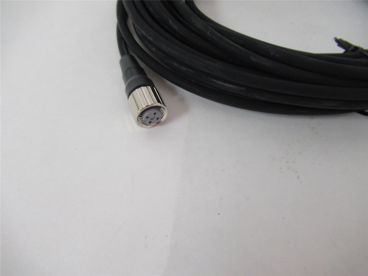 Omron  XS2F-M12PUR4S10M; Cable M12 4 Pin Black PUR 10M