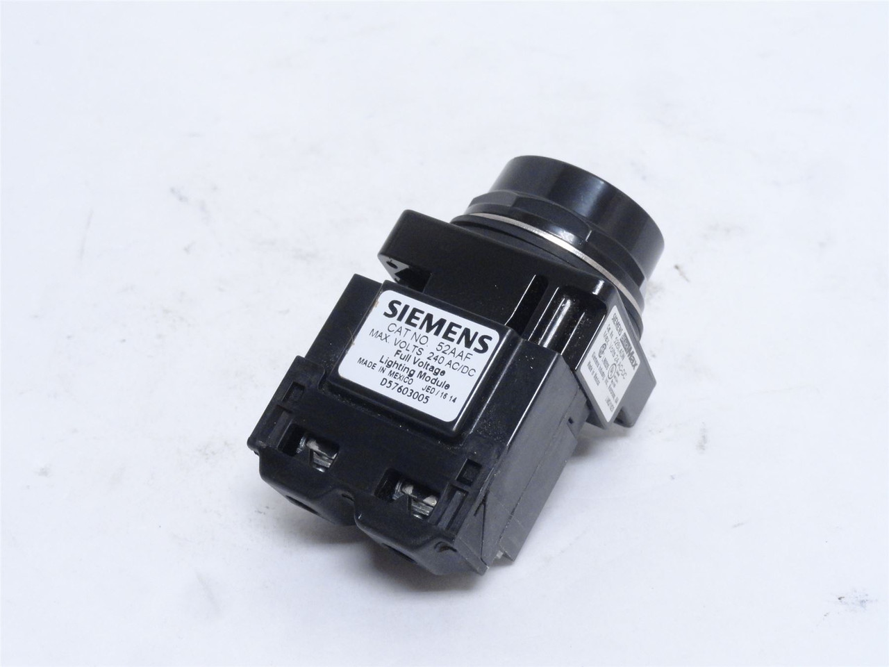 Siemens 52AAF; Pilot Light Module; 240VAC/DC