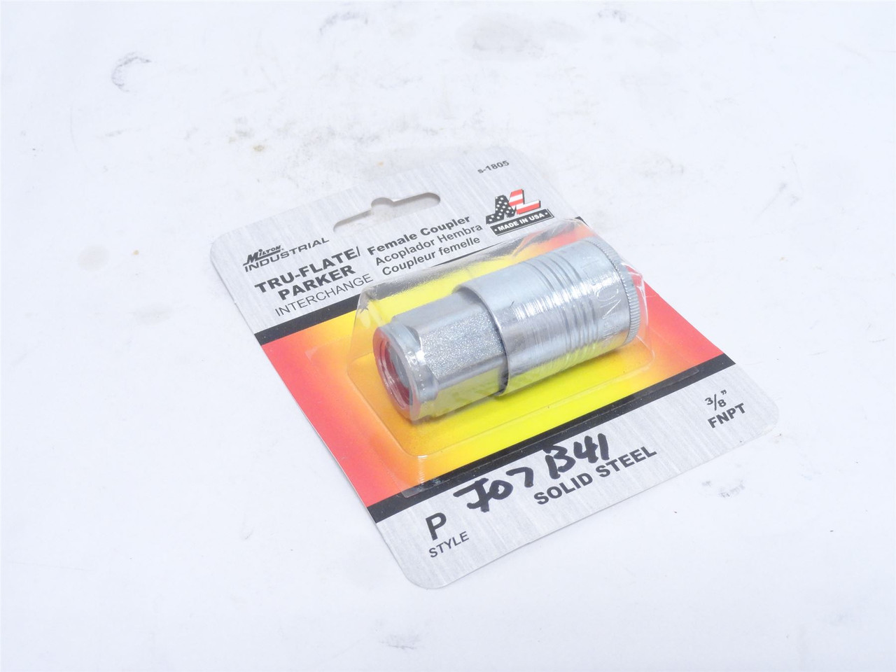 Milton S-1805; Automotive Coupler 3/8FNPT; "P" Style