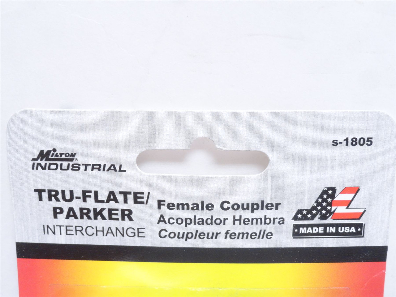 Milton S-1805; Automotive Coupler 3/8FNPT; "P" Style