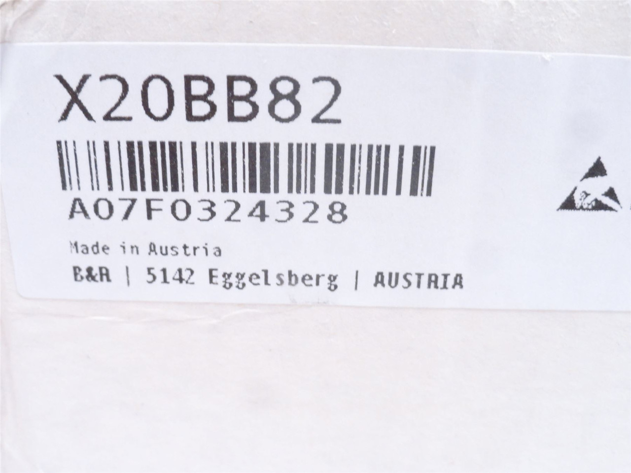 B and R X20BB82; Bus Controller Base + 2 Slot