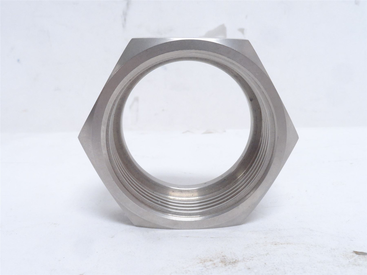 Weiler 141643; Hex Tub Nut; SS; Size: 2"