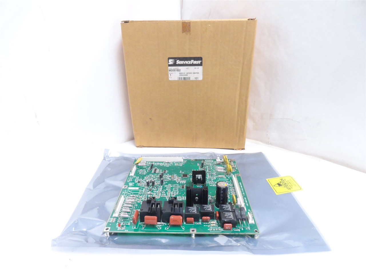 ServiceFirst MOD01802; Unitary Control Processor
