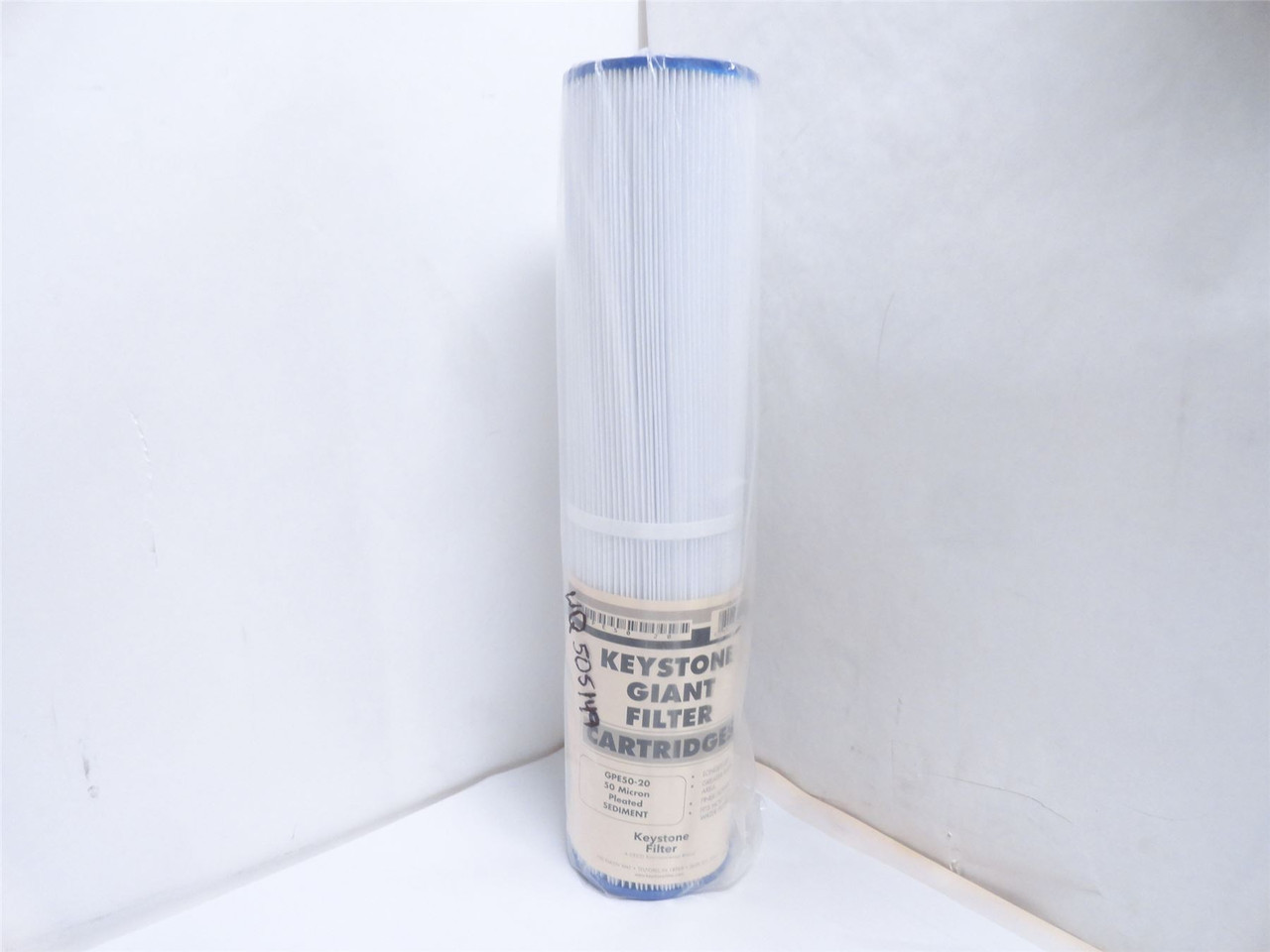 Keystone GPE50-20; Pleated Sediment Filter Cartridge