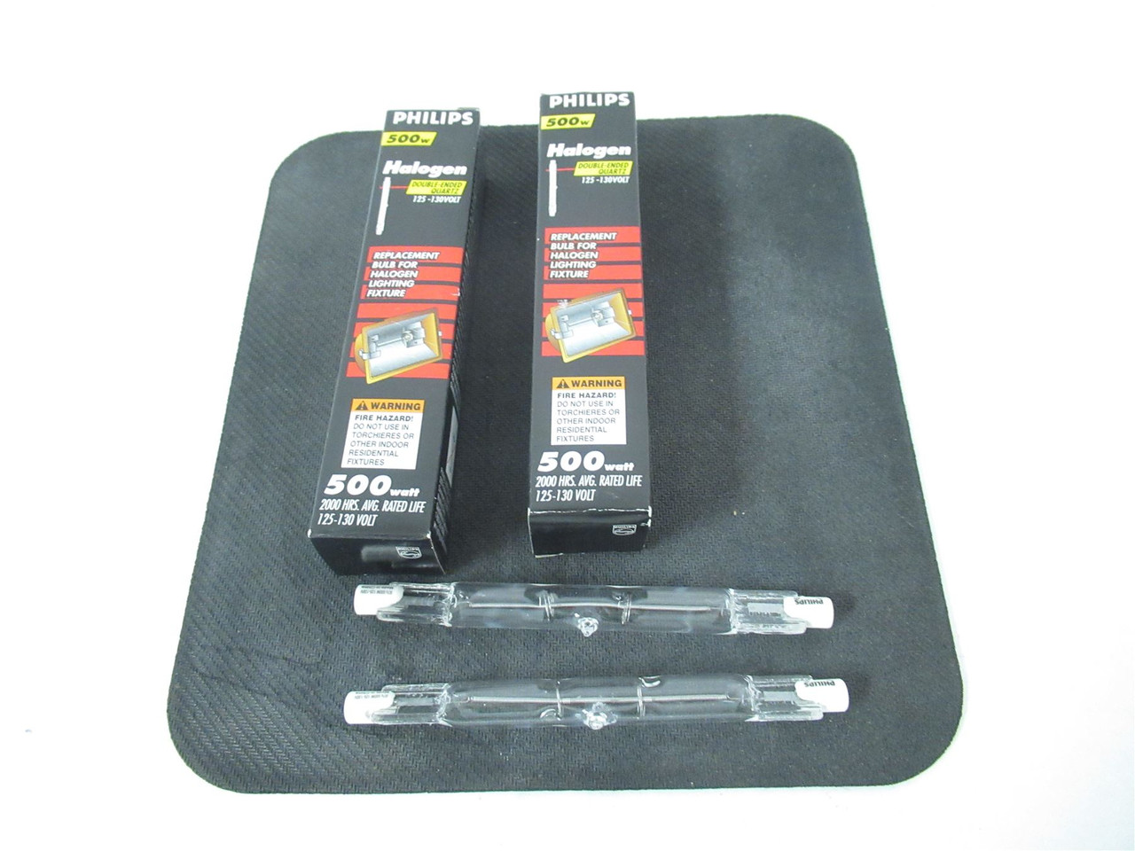 Phillips 500T3Q/P/CL; Lot-2 Halogen 500w 125-130VDouble Ended