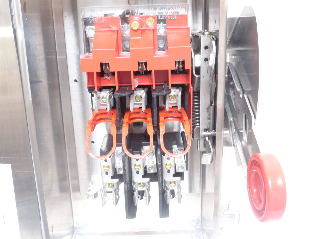 Eaton DH361FWKX; Fused Safety Switch; 30A; 600VAC; 3-Pole