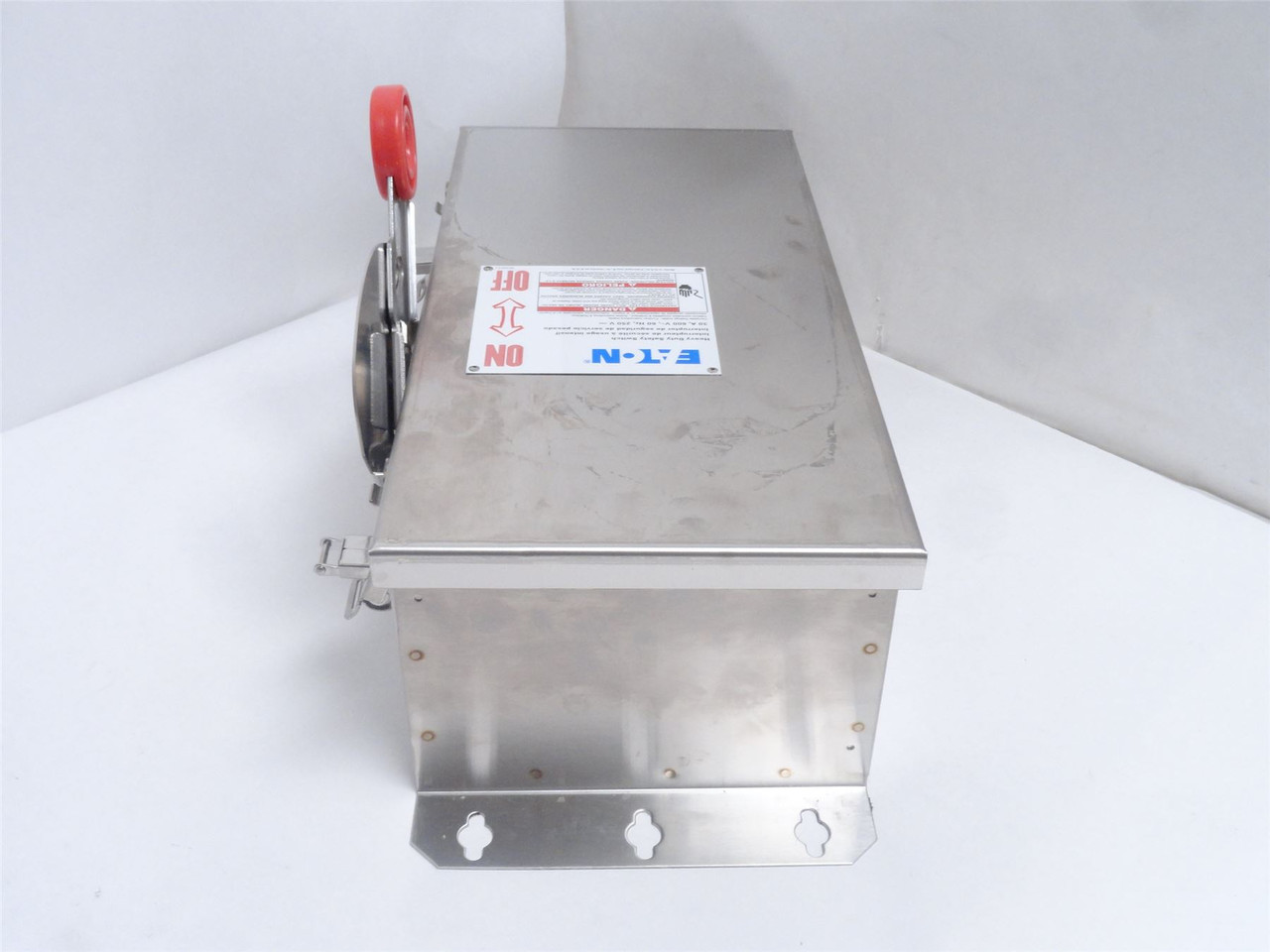 Eaton DH361FWKX; Fused Safety Switch; 30A; 600VAC; 3-Pole